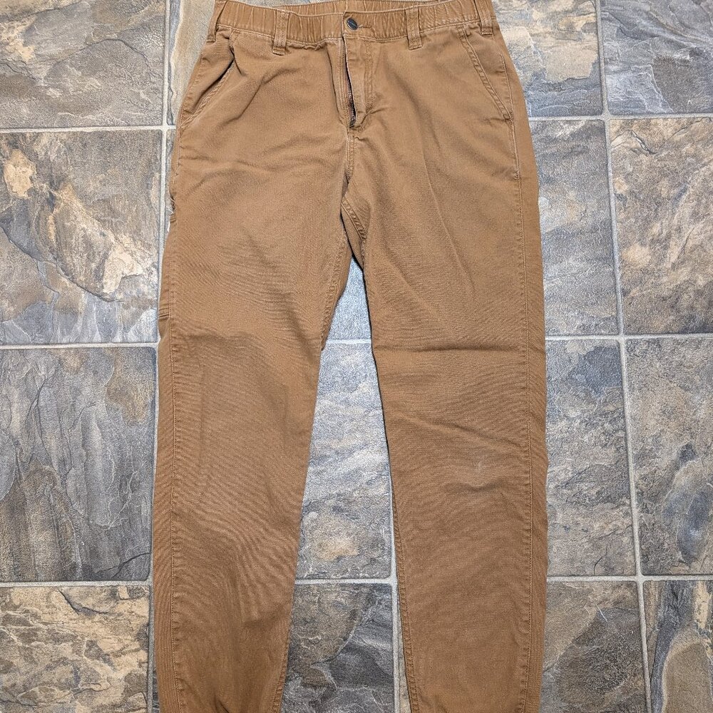 Carharrt Relaxed Tapered Rigby Jogger size 33 Tall Khaki